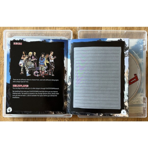 PURE Sony PlayStation 3 Video Game (PS3, 2008, Disney) Complete With Manual - Picture 5 of 5